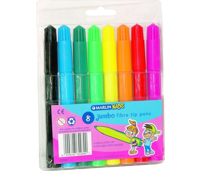 Marlin Kids jumbo koki pens 8's